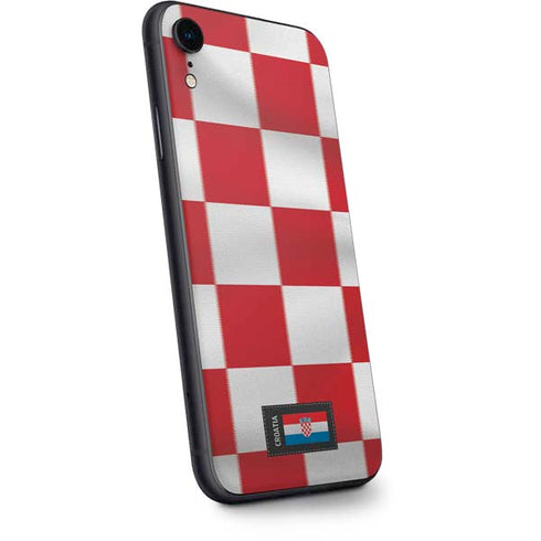 Croatia Soccer Flag iPhone XR Skin